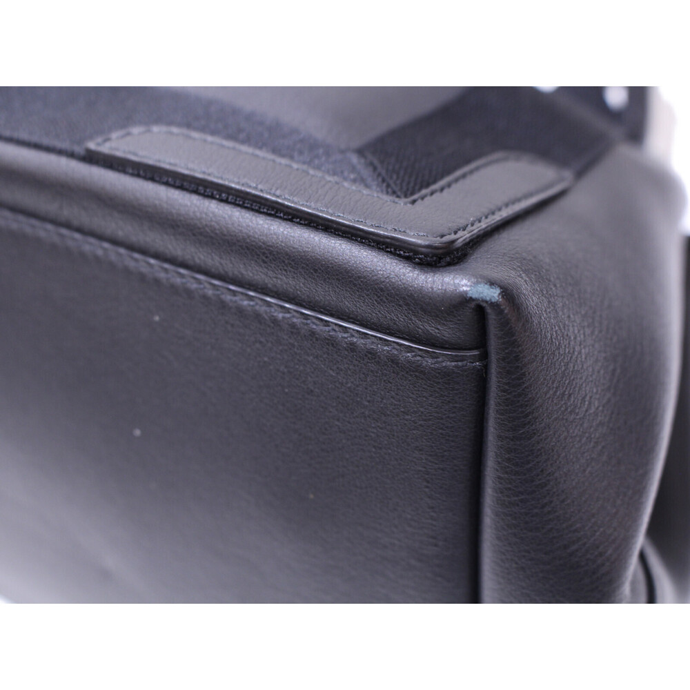 BALENCIAGA Cabas Shoulder Handbag Tote Bag Black Leather - Picture 6 of 7